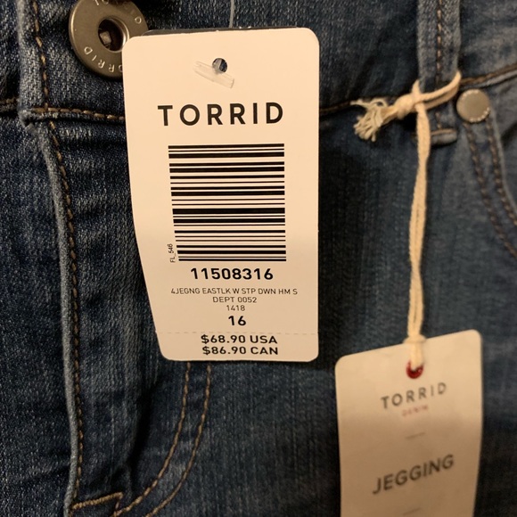 Torrid - Jegging - Frayed - Medium Wash - Picture 7 of 7